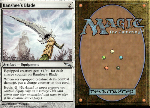 Mirrodin banshee blade mtg - banshee's,