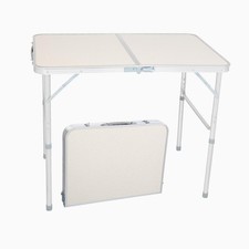3FT Portable Aluminum folding table Party Camping BBQ Table Dinner Desk