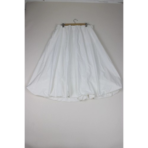 Zara white parachute skirt - white,