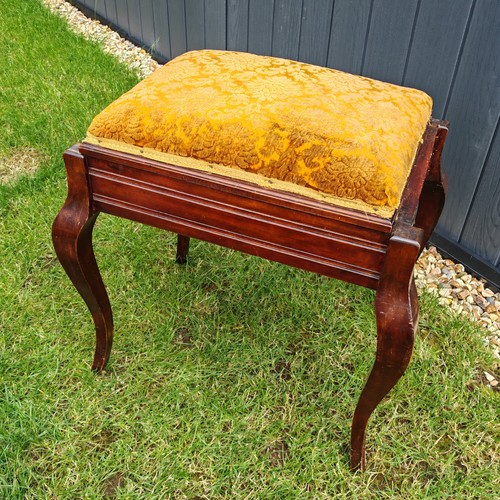 Vintage piano stool - stool, with