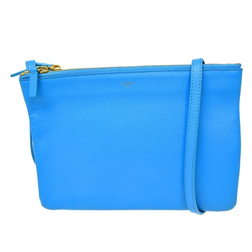 Celine blue leather - blue,