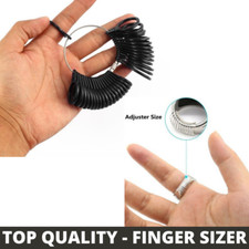 UK Ring Finger Sizer Measure Gauge All British Sizes- Ring Size Reducer Adjuster