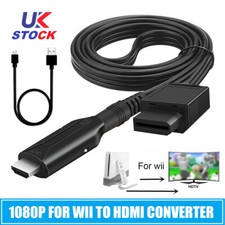 For Wii Input to HDMI Converter HD 1080P Video Audio Output Adapter For Nintendo
