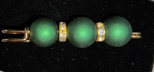 Bandage pin green matte - bandage,