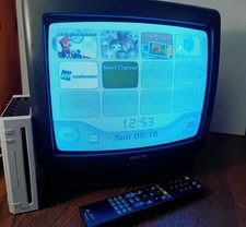 Beko 14” CRT TV TELEVISION Retro Gaming Monitor + SCART Input + Remote Control 