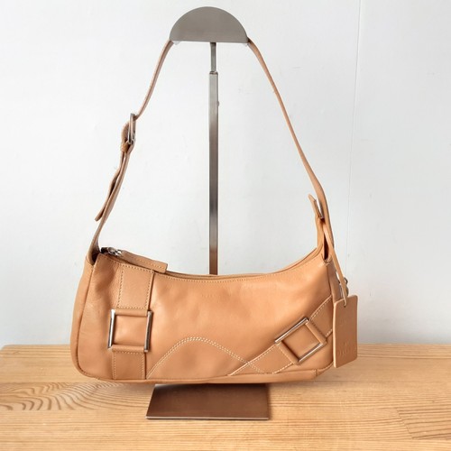 Oriano leather bag y2k tan - bag,