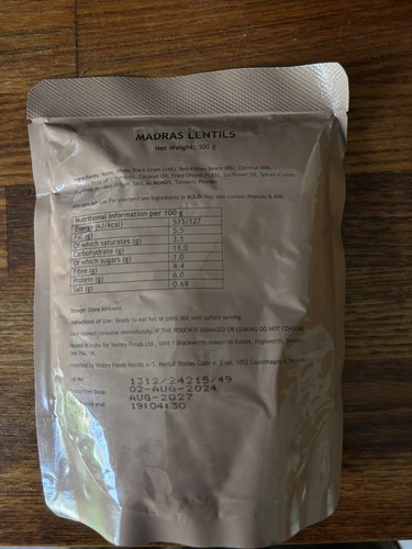 British army mod mre ration - army,