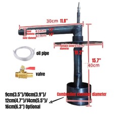 Waste Expired Oil Heating Burner Waste Oil Burning Tool Farm Warmer 9CM-16CM