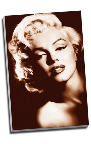 Marilyn monroe brown canvas - marilyn,