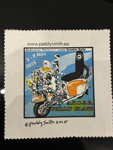 Scooter rally patch - rally, paddy