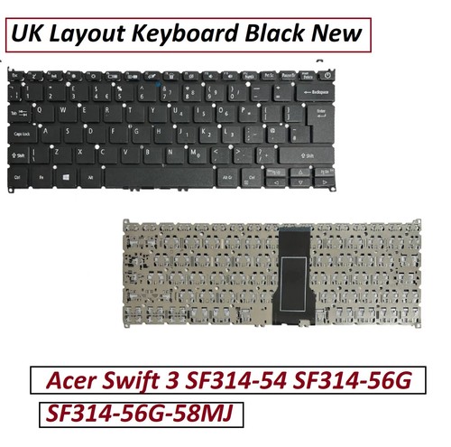 Laptop keyboard black for - for, acer