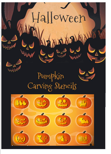 Halloween pumpkin carving - pumpkin,