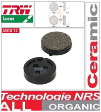 Set of 2 organic front brake