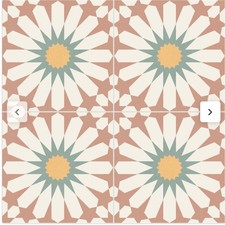4 X ALHAMBRA Encaustic TILES 33.15 cm