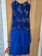 stunning 70s 80s vintage blue