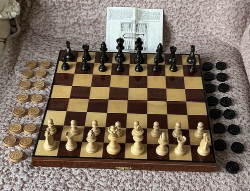 Chess board wooden folding - wooden,