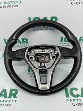 ✅2013 MERCEDES E250 STEERING WHEEL BLACK LEATHER MULTIFUNCTIONAL A2184600618