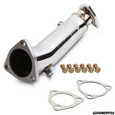2.5-3" STAINLESS RACE EXHAUST DE CAT DECAT DOWN PIPE FOR AUDI A4 B6 1.8T 20V