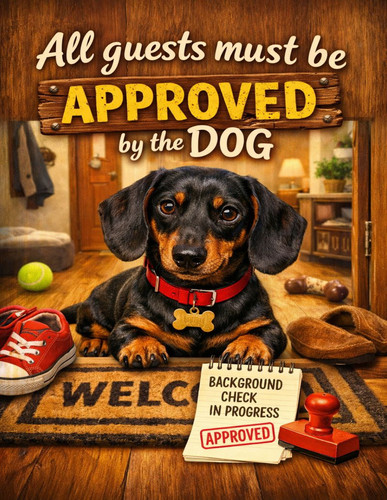 Dachshund dog all guests - 🐾,