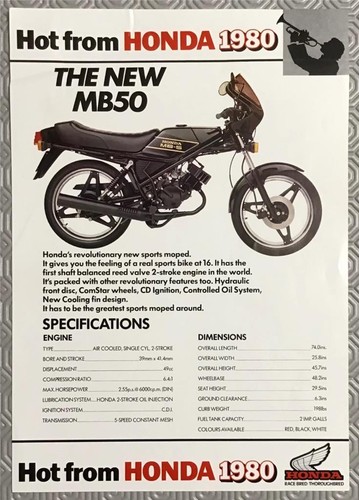 Honda mb50 sports moped - mb50,