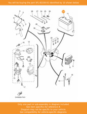 YAMAHA Battery Assy (gt9b-4)