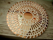 Mosaic Rose gold mirror glass KIT. 20 cm Diameter arts and crafts.