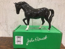 BESWICK Black Jogging Mare Model 17328 - New - 23 x 16 cms - Boxed