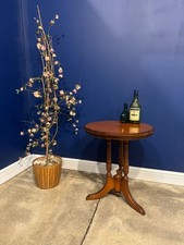 Vintage Walnut Side Table Lamp