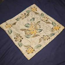 White/blue Cushion Cover