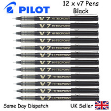 Pilot Hi-Tecpoint V5 / V7 - Liquid Ink Roller Ball Pen Black Blue Red 0.5 / 0.7