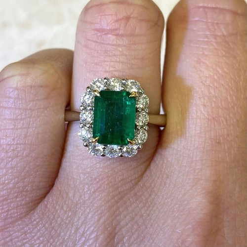 5ct emerald cut green - emerald,