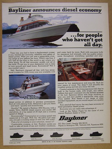 1978 bayliner 2850 bounty - 2850,
