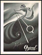 1950s Original Vintage Ogival