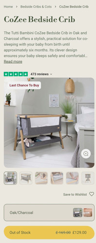 Tutti bambini cozee bedside - bambini,