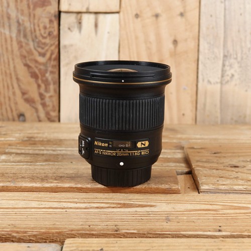 Used nikon 20mm 8g - f1.8g, ed