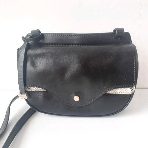 Radley leather bag black - bag, dog