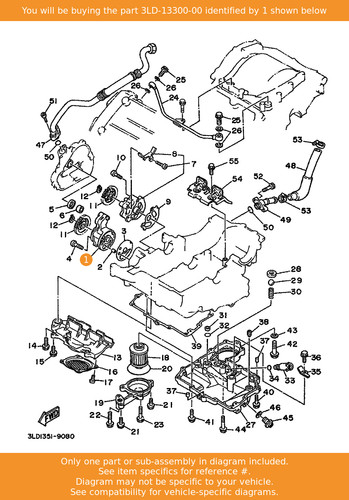 Yamaha oil pump assy - pump,