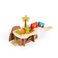 Bigjigs Rail Lava Pit Accessory, Pair with our Wooden Dinosaur Train Set