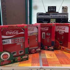 Coca Cola 120th anniversary pending vending machine Ornament Can All 4 types Set