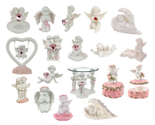 Cherub ornament tealight - ornament,