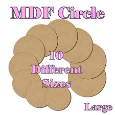 Wooden MDF Circle Shape 21cm