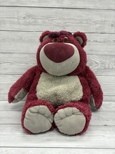 Disney Store Lotso Bear Plush 15” Toy Story Strawberry Scented