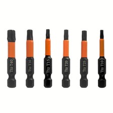 Long lasting 50mm Hex Head Screwdriver Bit with Magnetic Feature T10T40