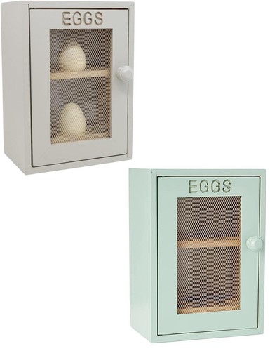 Rubberwood egg cabinet - 2, shelf