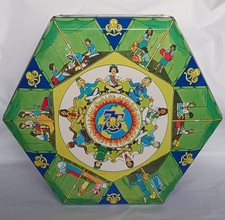 Vintage Biscuit Tin Girl