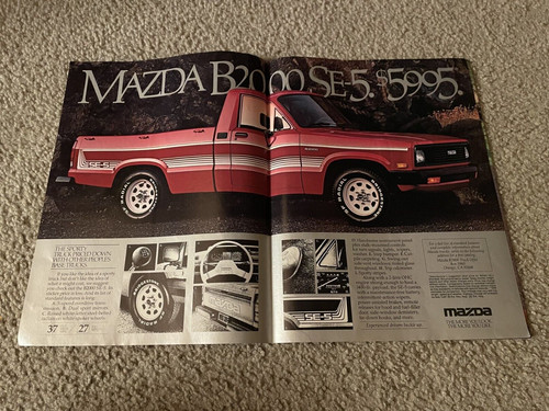 Vintage 1984 mazda b2000 5 - b2000, se-5