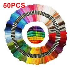 100% Cotton Embroidery Thread Bundles Cross Stitch Thread Floss Cotton Skeins UK