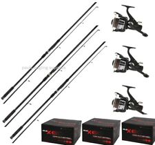 3 x Carp Fishing Rods And