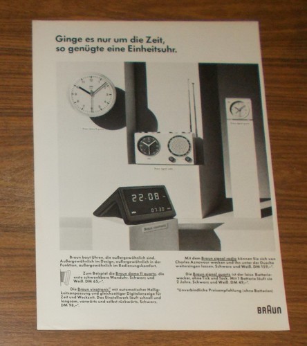 Rare advertising vintage braun - rare,