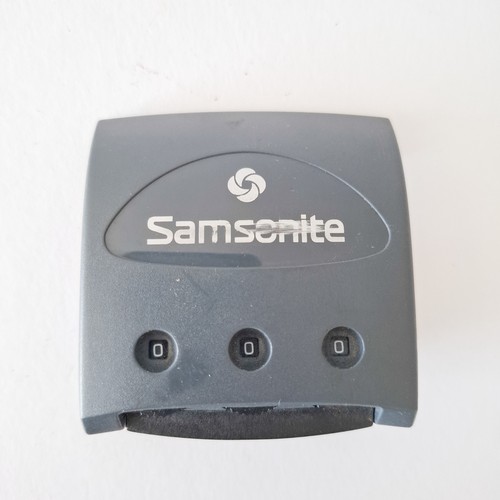 Samsonite combination lock